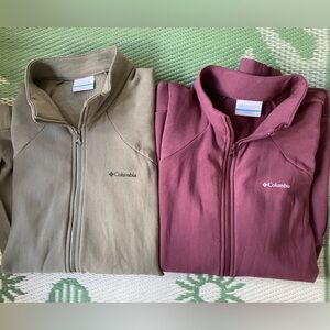 Set of 2* Columbia Zip Up Jackets